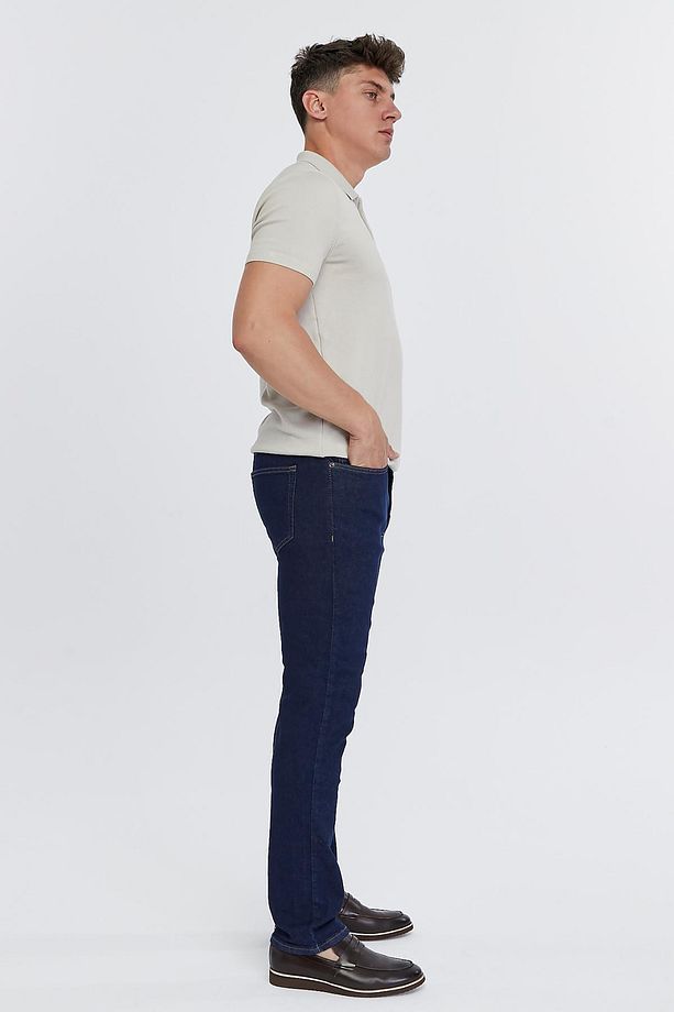 Regular Fit Jean Martin Yüksek Bel Standart Kesim Esnek Kot Pantolon C336 - 7