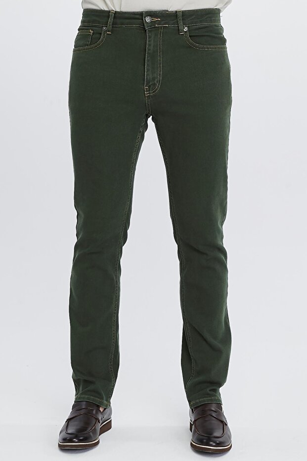Regular Fit Jean Martin Yüksek Bel Standart Kesim Esnek Kot Pantolon C336 - 1