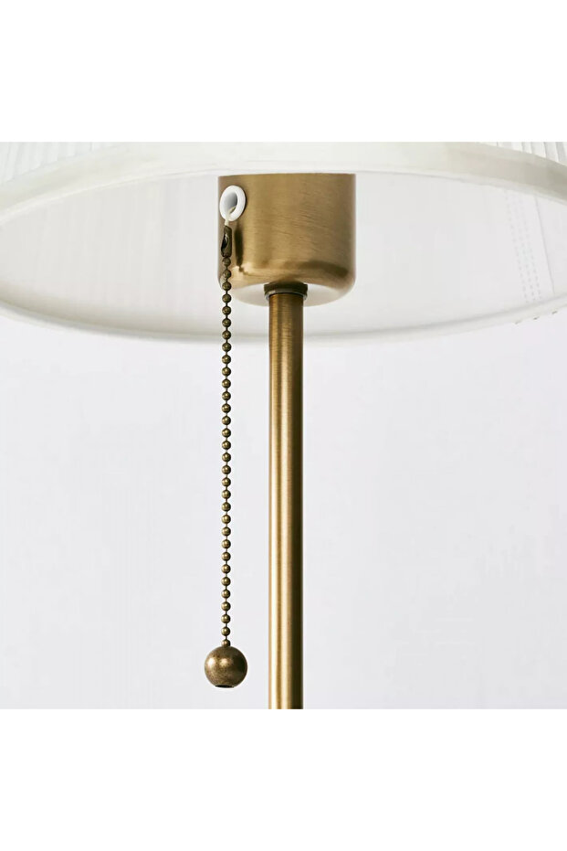 مصباح طاولة أبيض/ذهبي 55 سم - 4
