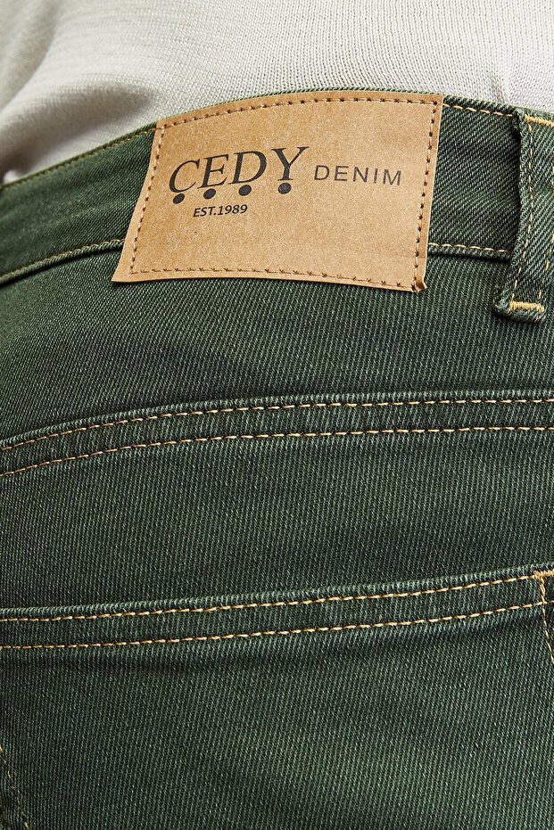 Regular Fit Jean Martin Yüksek Bel Standart Kesim Esnek Kot Pantolon C336 - 9