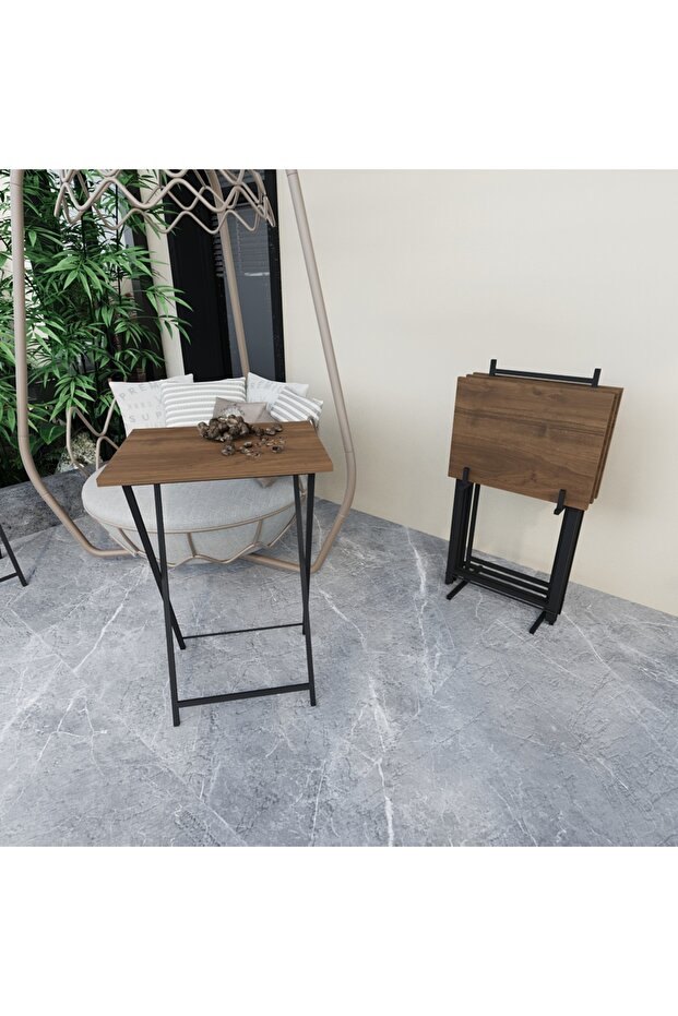 Versa Katlanır 4'lü Sehpa Seti - 1