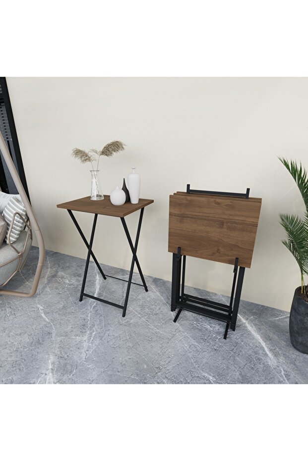 Versa Katlanır 4'lü Sehpa Seti - 3