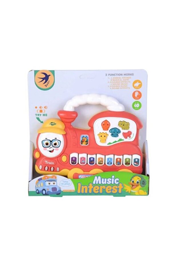 Tren Elektronik Piyano - Kırmızı - 1