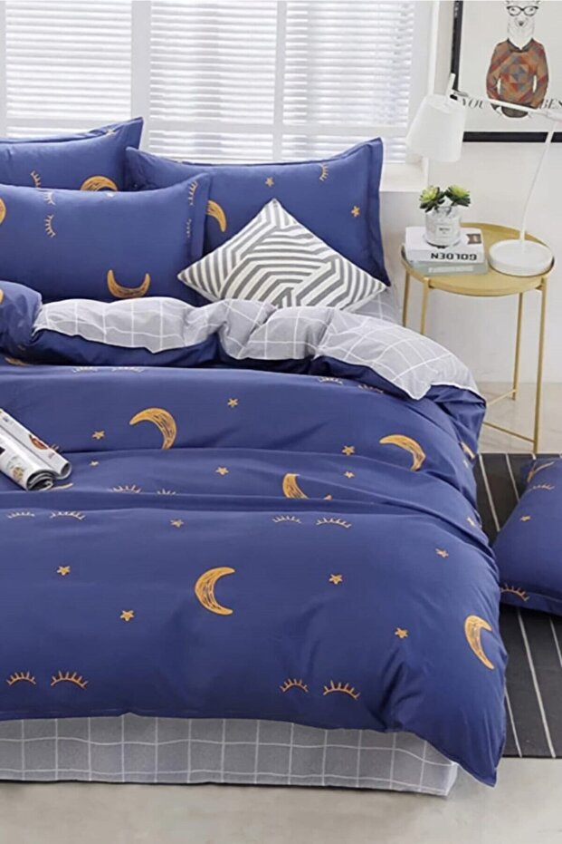 Ranforce Single Sheet Elastic Bedding Set Moon - 2