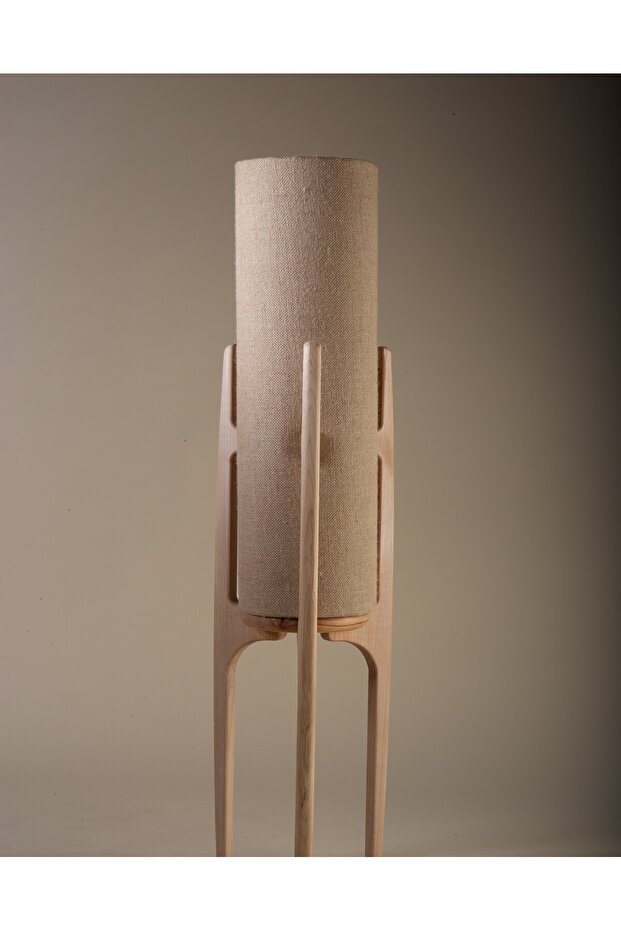 Ahşap Ayaklı Abajur - 5