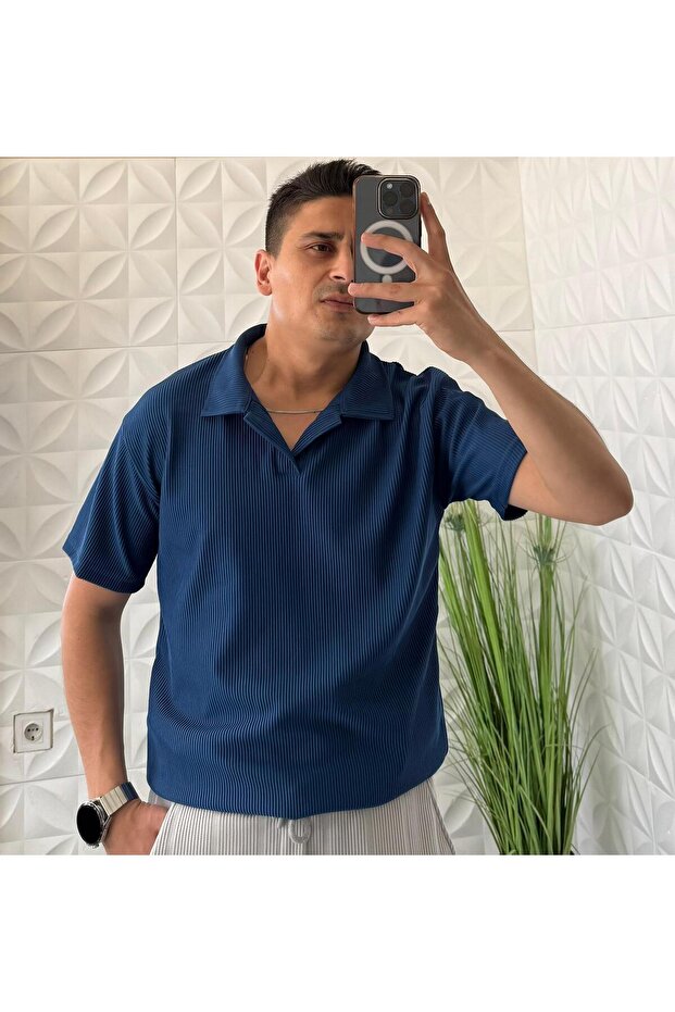 Ottoman Short Sleeve Polo Collar Tee