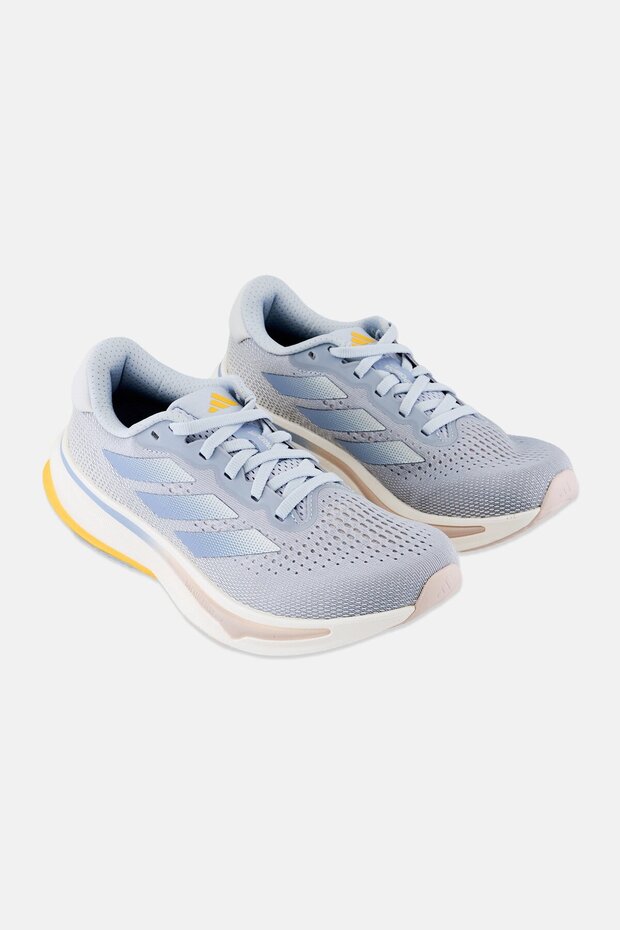 Women Supernova Rise Lace Up Running Shoes, Dusty Blue