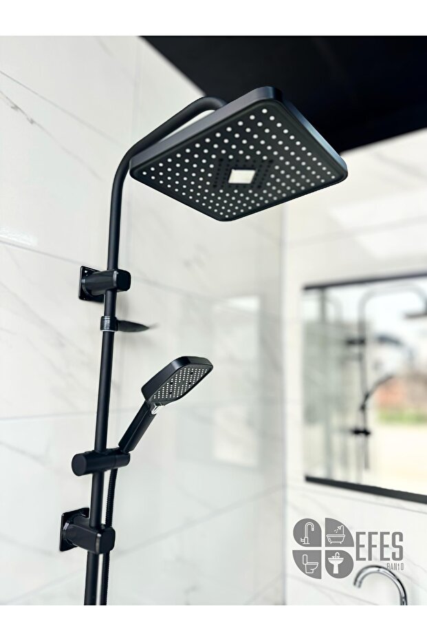 Siyah Duş Seti Fonksiyonlu Robot Duş Seti - 3