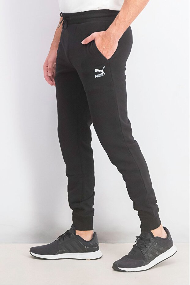 بنطال رياضي رجالي للتدريب بقصّة عادية، أسود - 3