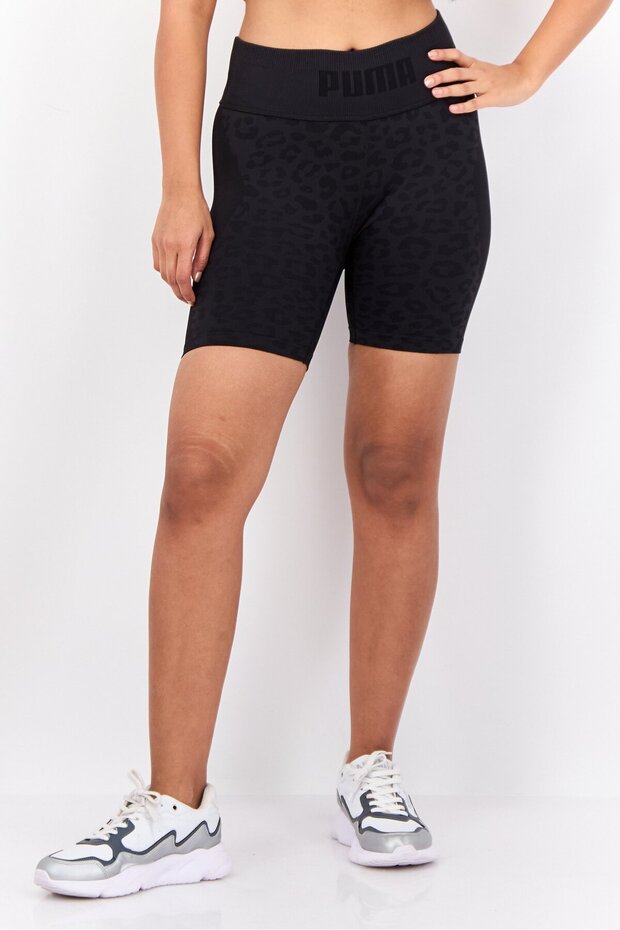 Women Sportswear Fit Training Shorts, Black