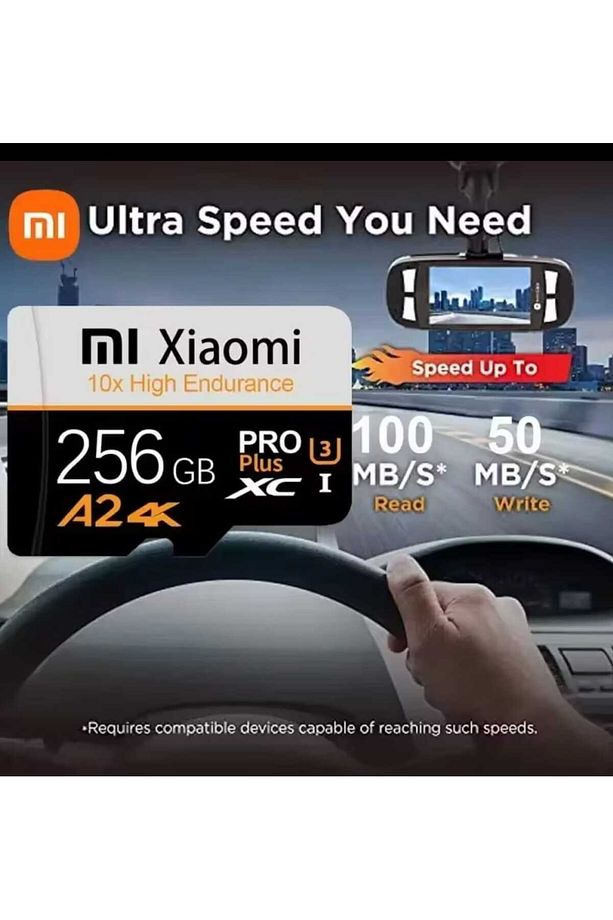 Yüksek Hızlı Hafıza Kartı 4K PRO PLUS U3 A2 XC I MSd Kart Okuyucu Adaptörü DAHİL - 3