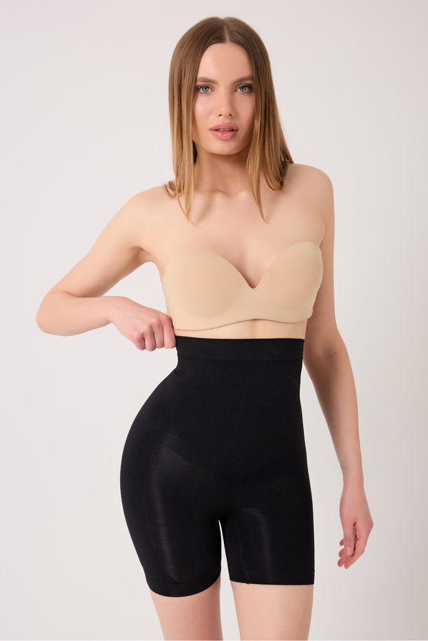 High Waist Long Seamless Corset Basen Tightening Waist Slimming Hip Firming