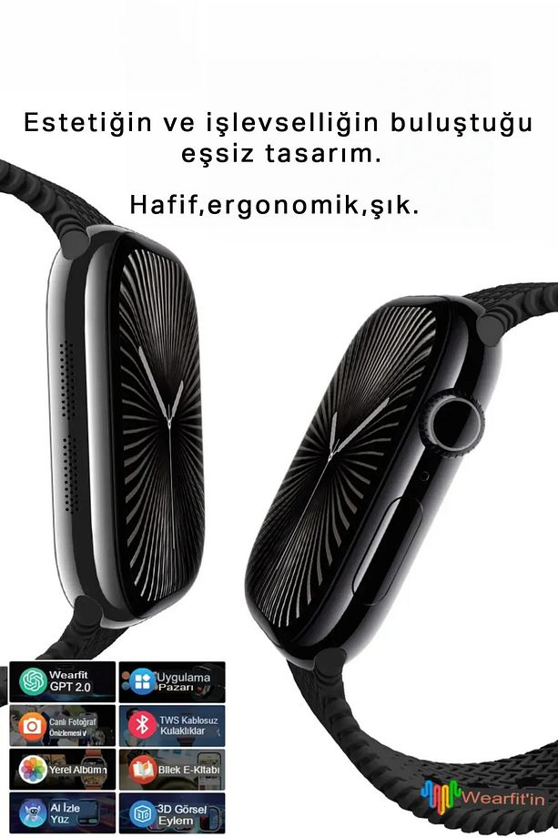 HK10 Pro Max Akıllı Saat | 2.02" AMOLED Ekran | ChatGPT Destekli | Ses Kayıt | Kulaklık Eşleştirme | - 5
