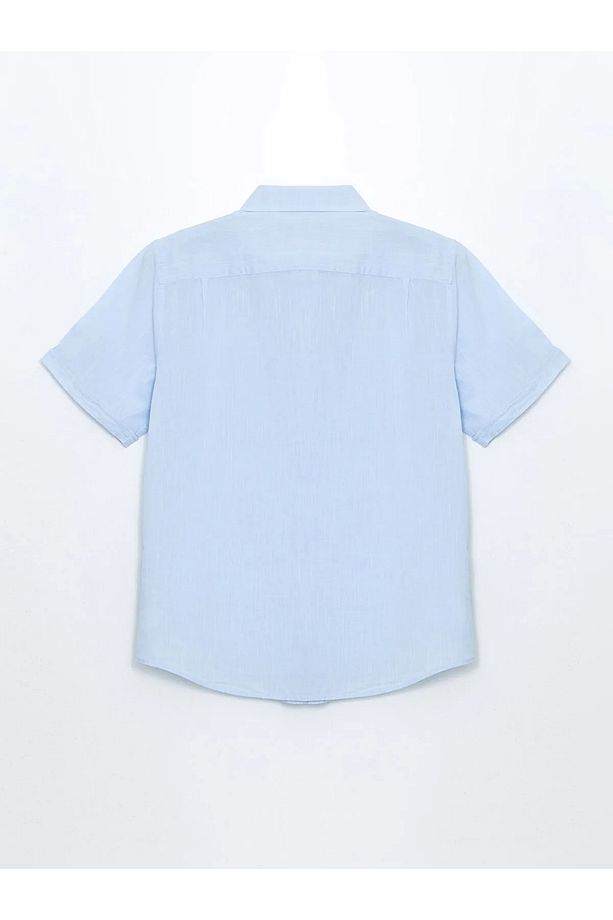 Regular Fit Keten Karışımlı Erkek Gömlek - 3