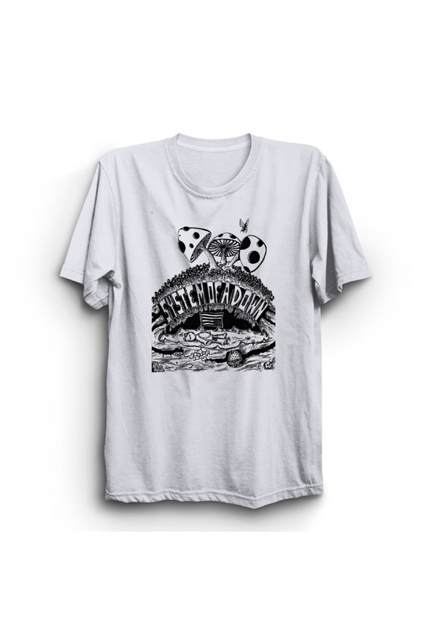 System of a Down, Mushrooms, Rock Metal Music Band Printed, Unisex, 100% Cotton T-Shirt