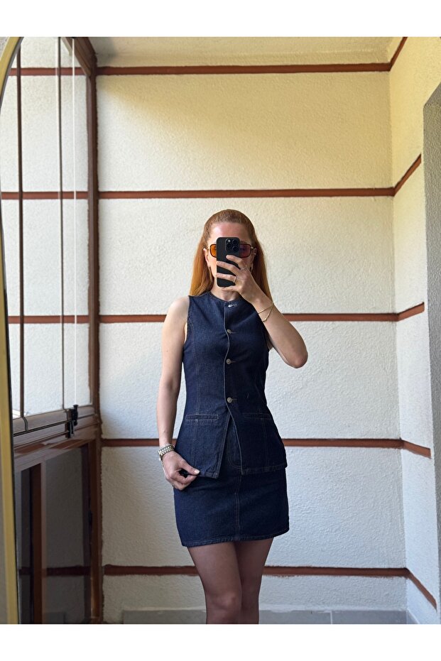 Kolsuz Denim Takım - 2