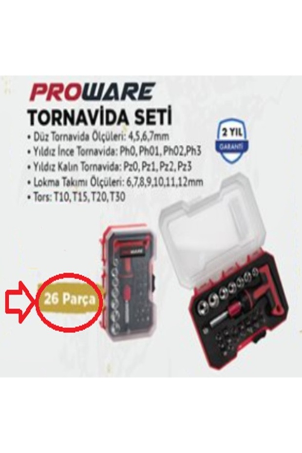 26 Parça Tornavida Seti - 3