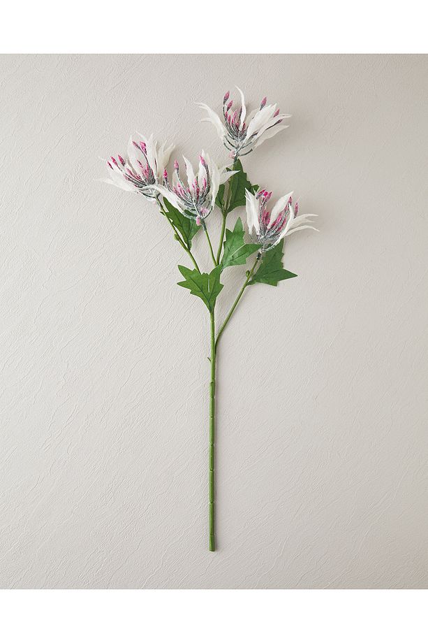 Brian Tek Dal Yapay Çiçek 70 cm Krem - 1