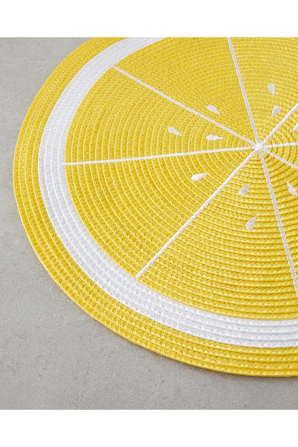 Summer Lemon PP 2'li Amerikan Servis 38 cm Sarı - 2