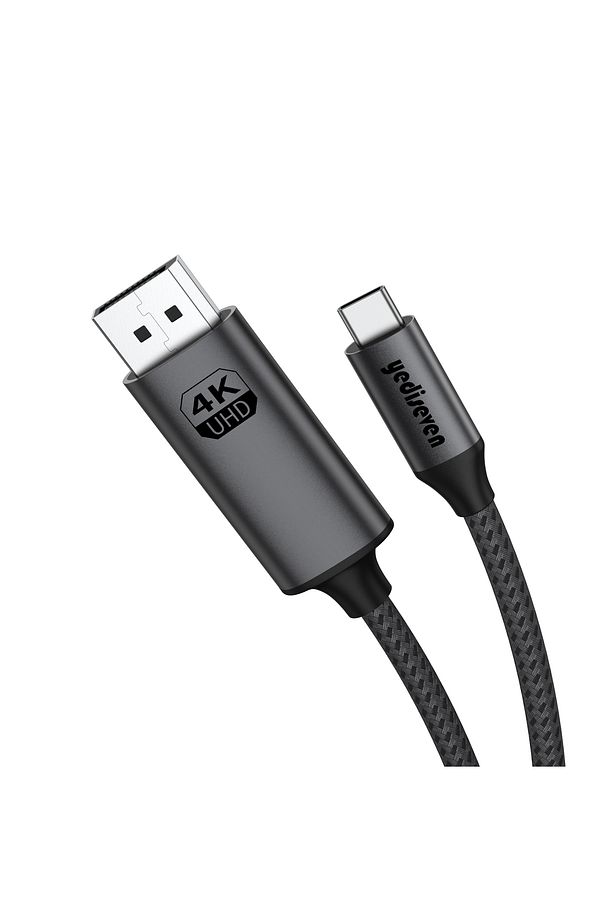 Type C To Displayport 1.4 Görüntü Aktarma Kablosu Thunderbolt Uyumlu 4K@60Hz 2 Metre - 1