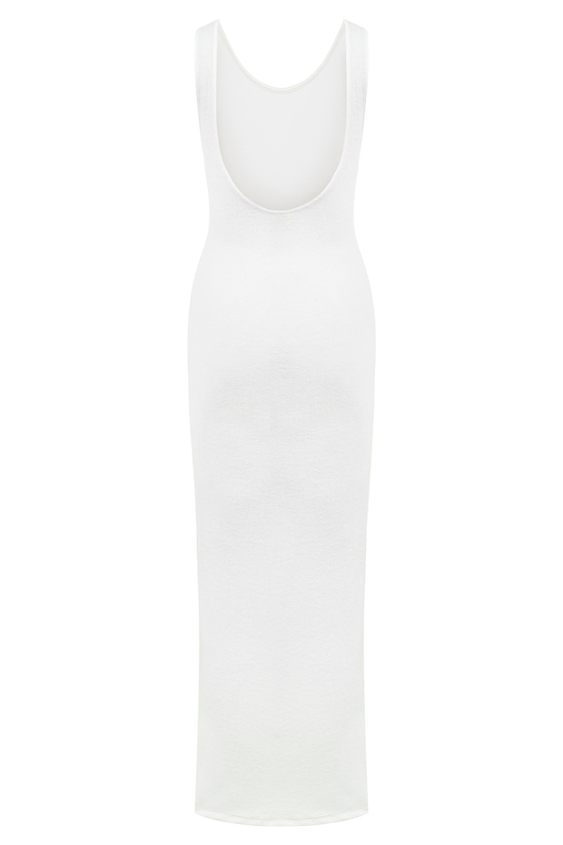 Aditya Terrycloth Elbise - Ekru - 3