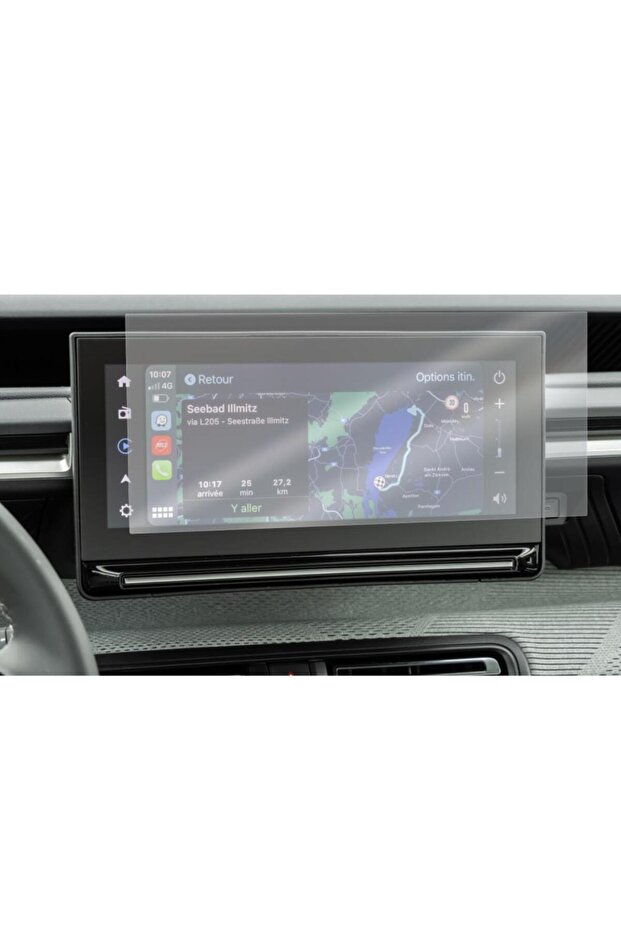 واقي شاشة غير لامع لسيتروين e-C3 مقاس 10.25 بوصة للوسائط المتعددة - 2