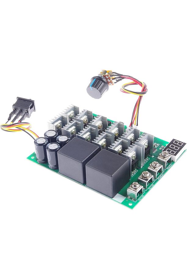 DC 10V-55V 60A 3000W Ekranlı PWM Motor Sürücü - 3