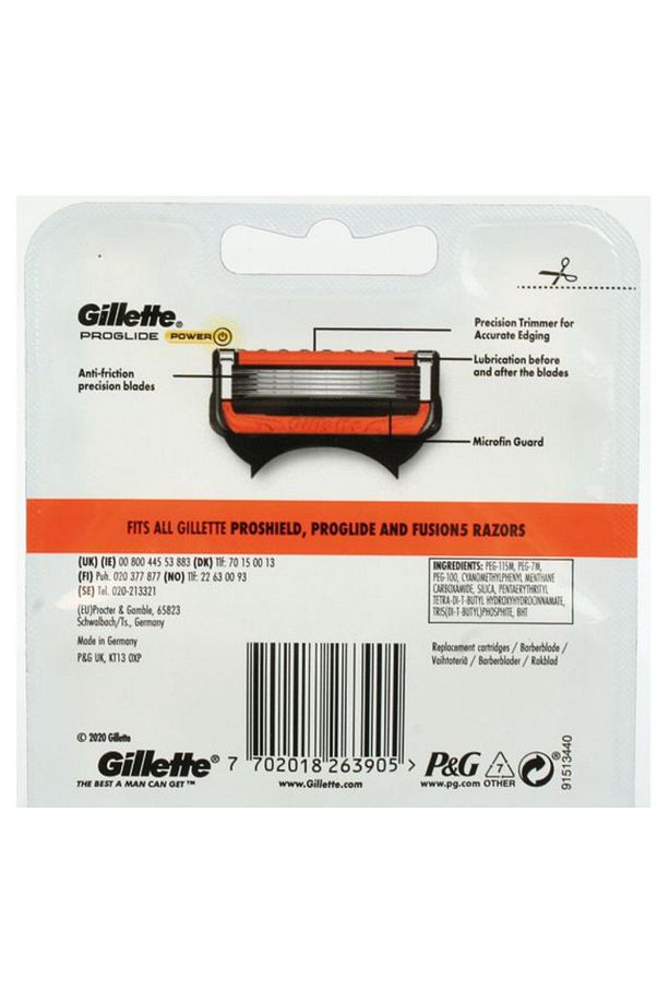 Fusion Proglide Power Yedek Tıraş bıçağı 4'lü - 2
