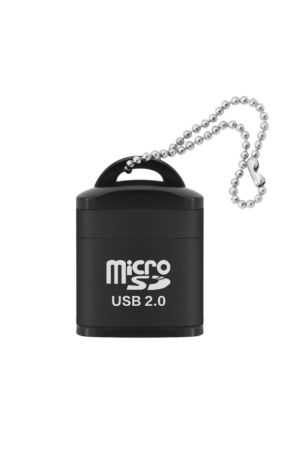 قارئ بطاقات USB Micro SD أسود، سلسلة بطاقات TF، كاتب بطاقات، محول مكبر صوت سيارة صغير ممتد، دونجل ذاكرة