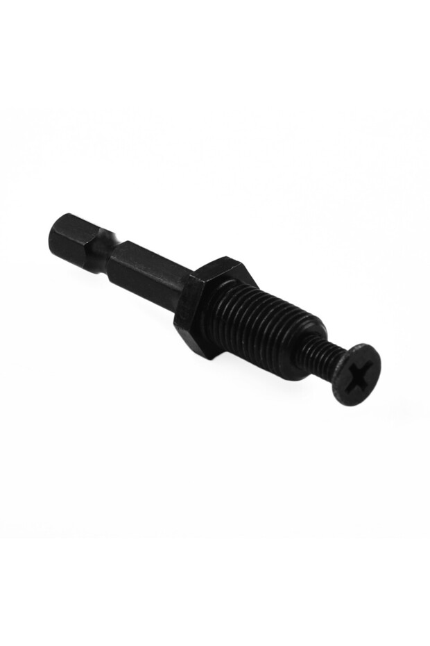A 1/4 Hex Shank Steel Adapter To 3/8\"-24UNF Male Thread Screw 70 X 42mm For Drill Bit Chuck Uniqu.