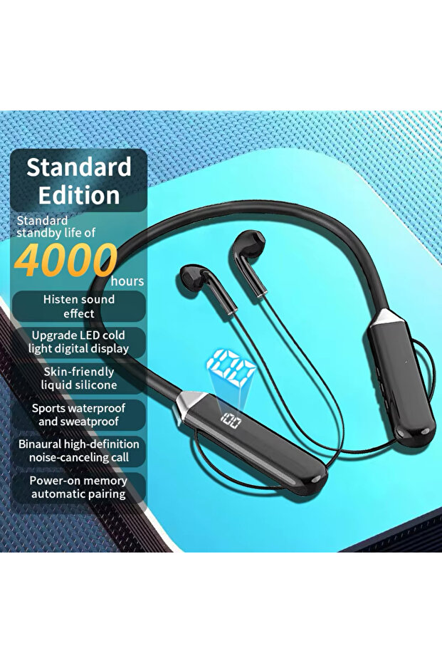 PRO-Black New Sport Wireless Headphone Neckband Earphone audífonos bluetooth inalámbrico freeshippin