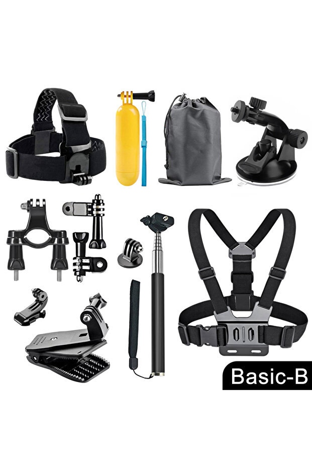 I5-3-T129 For Action Camera Accessories Kit Tripod Adapter Mounts for GoPro Hero Go Pro DJI Osmo Poc
