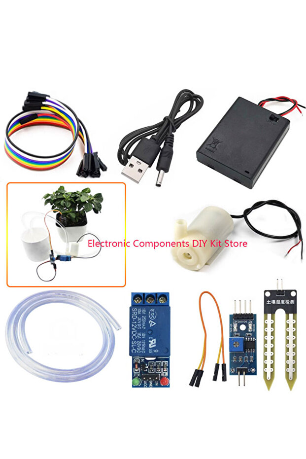 لمضخة مياه الري الأوتوماتيكية R3 وحدة الري الأوتوماتيكية مجموعة أدوات DIY كشف رطوبة التربة ... - 7