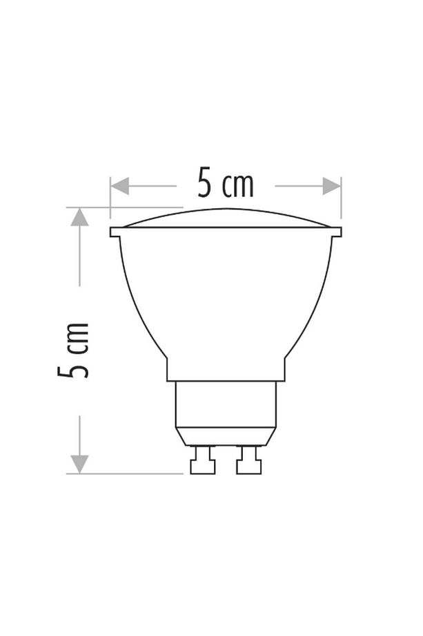 1 Adet 7 Watt, 4000 Kelvin, Çok Kaliteli Gu10 Duy Led Ampul, Yüksek Lümen 4000 Kelvin Gu10 Duy Ampul - 4