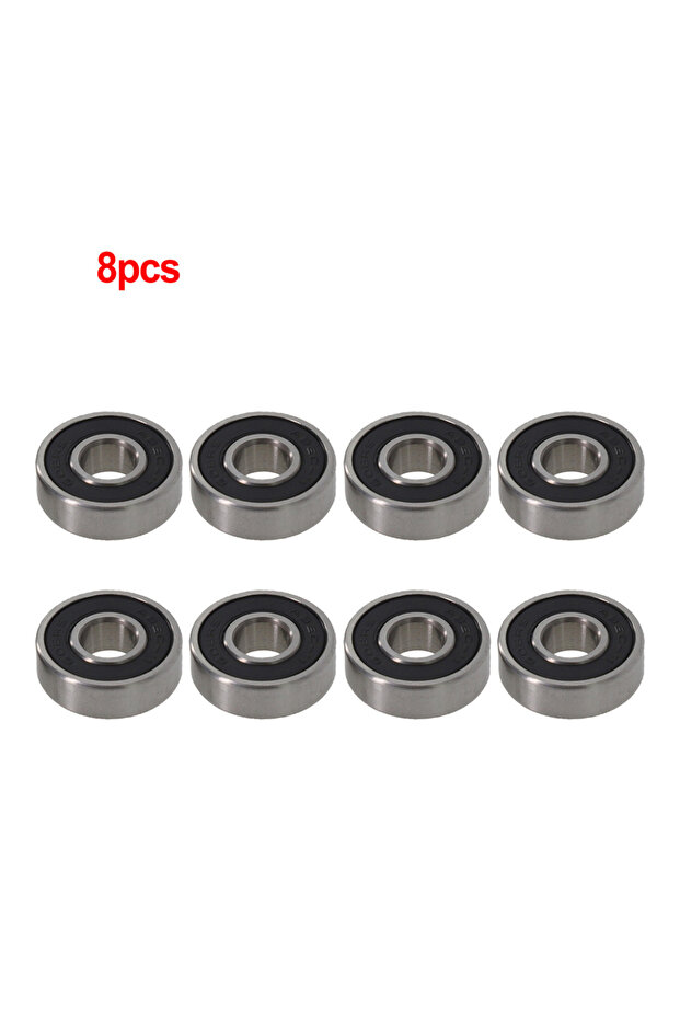 black 8Pc ABEC-11 Roller Skate Wheel Bearings High Speed Skateboard Scooter Bearing Low Noise High T