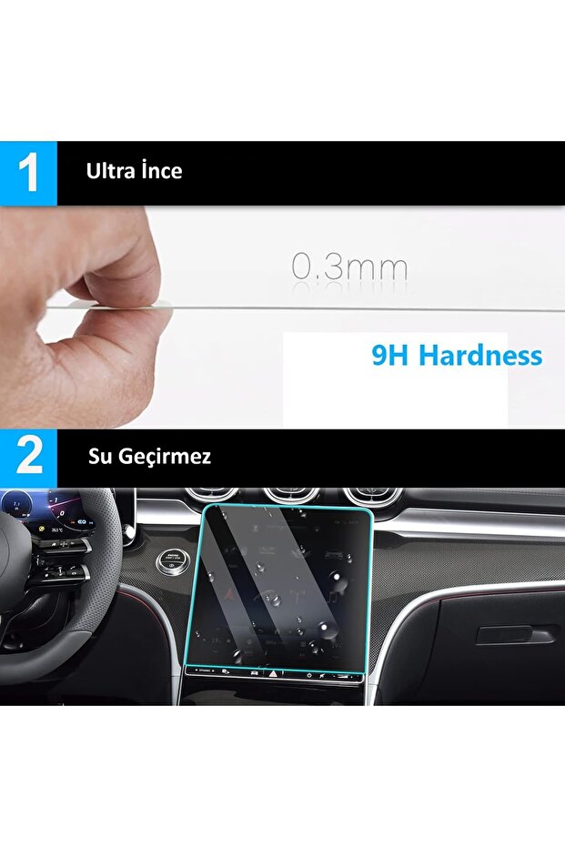 واقي شاشة نانو 9H متوافق مع نظام الملاحة متعدد الوسائط DS 7 - 2