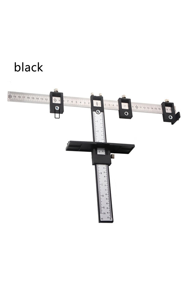 B Adjustable Cabinet Hardware Jig Tool - Alignment & Positioning for Precise Drilling,Dowelling and. - 1