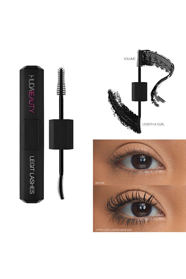 Legit Lashes Double-Ended Volumizing and Lengthening Mascara 2x 3.5ml - 2