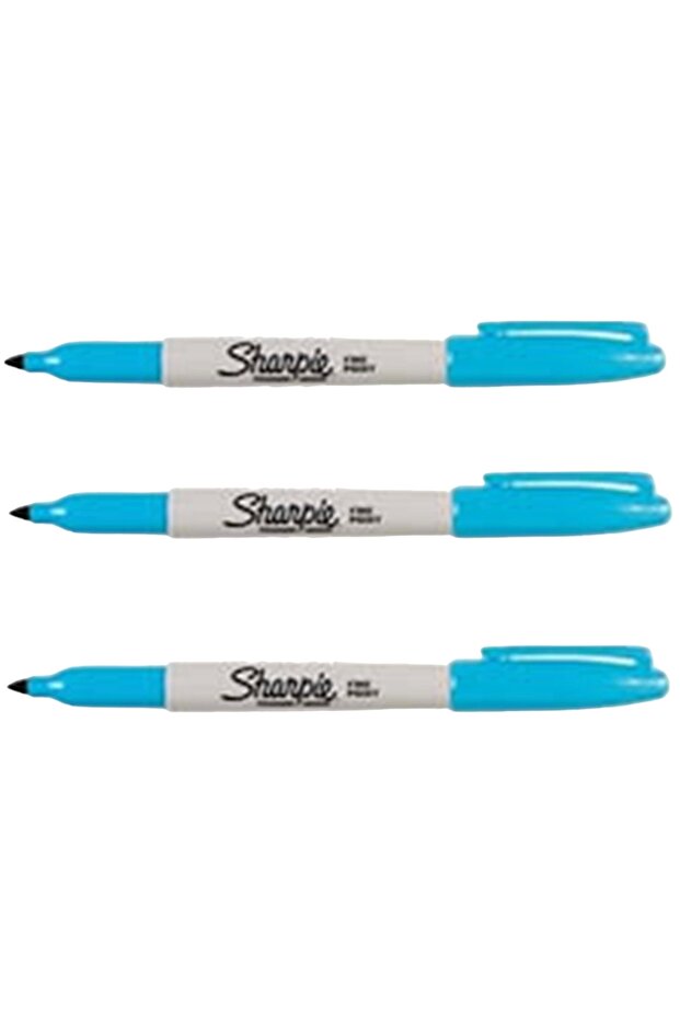 SHARPIE Permanet Marker - Turquaz Blue (3 Pieces)