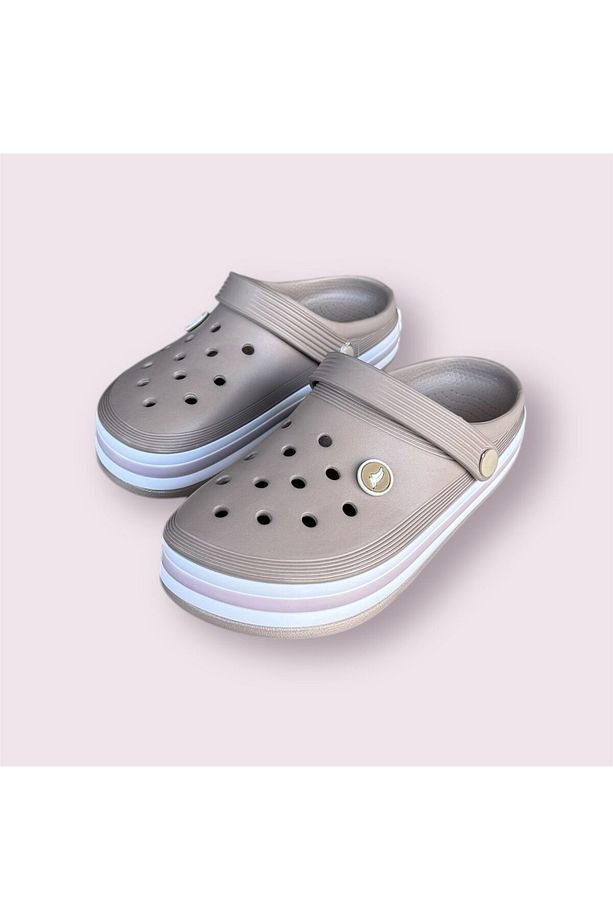 unisex vizon yumuşak soft taban hafif önü kapalı terlik sandalet - 2