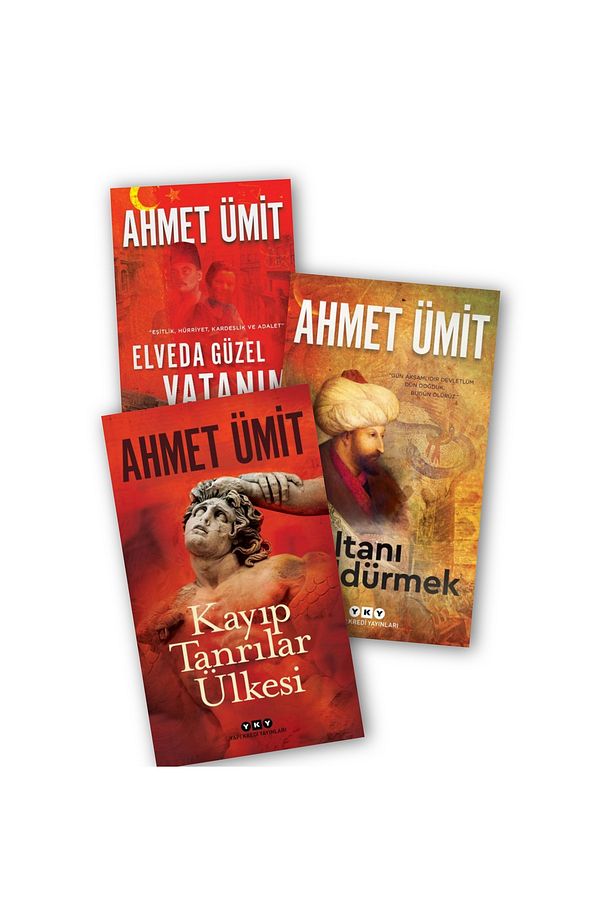 Kayıp Tanrılar Ülkesi - Sultanı Öldürmek - Elveda Güzel Vatanım Ahmet Ümit 3 lü Set - 1