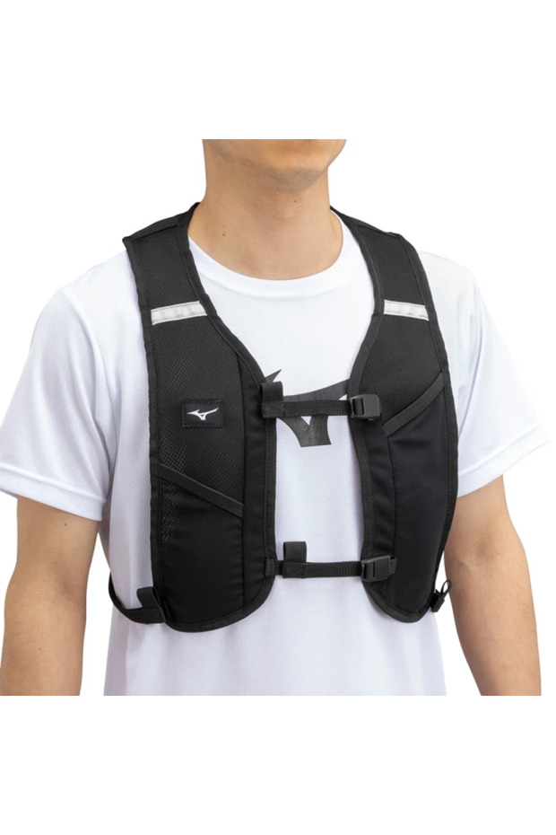 Mesh Backpack Unisex Koşu Çantası Siyah - 1