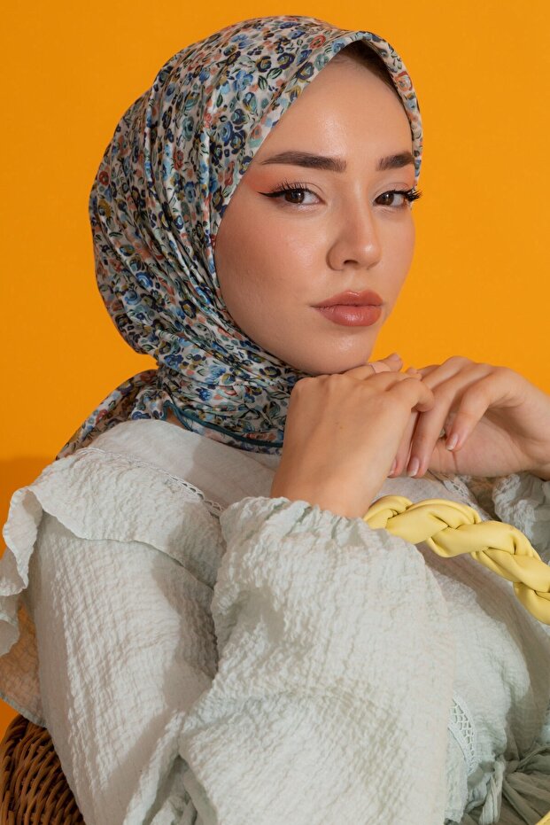 وشاح من القطن الناعم بنمط القرنفل 73030-21