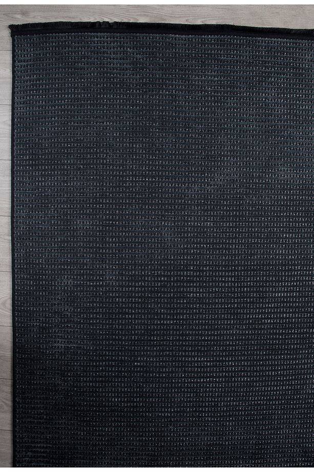 Antrasit Şönil Kilim Mutfak Hasır Sisal Yolluk Salon Oturma Çocuk Odası Dokuma Makine Halısı - 6
