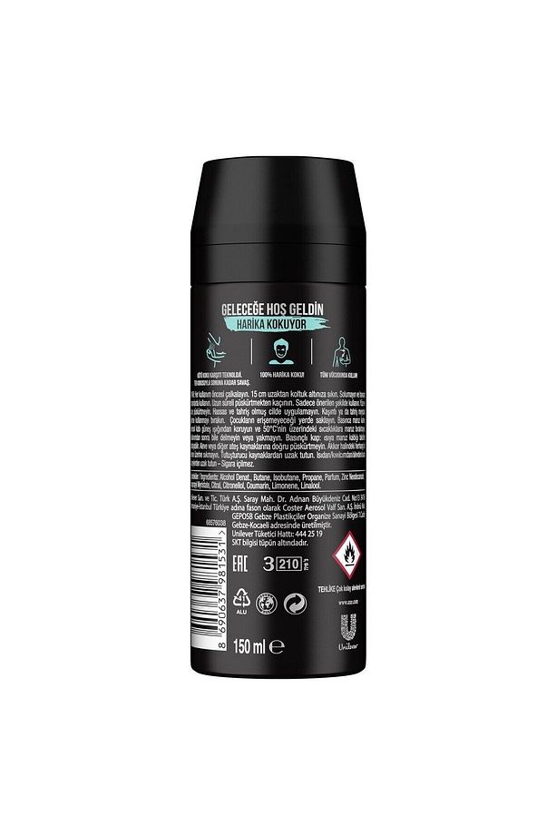 Apollo Erkek Sprey Deodorant 150 Ml (2 Adet) - 8