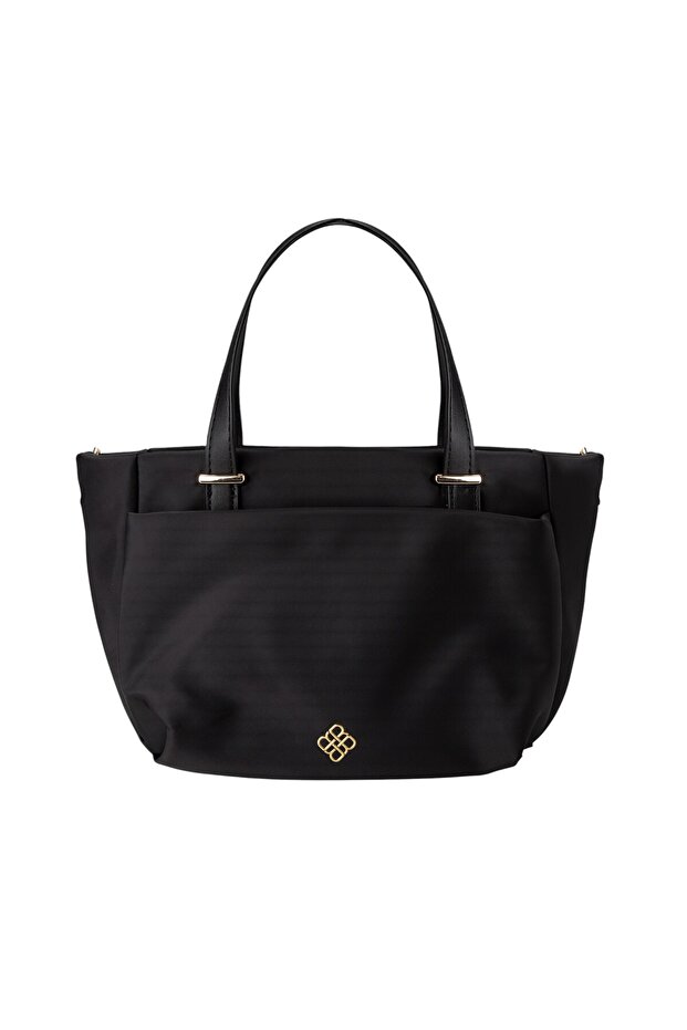 Embellished Tote Bag Black