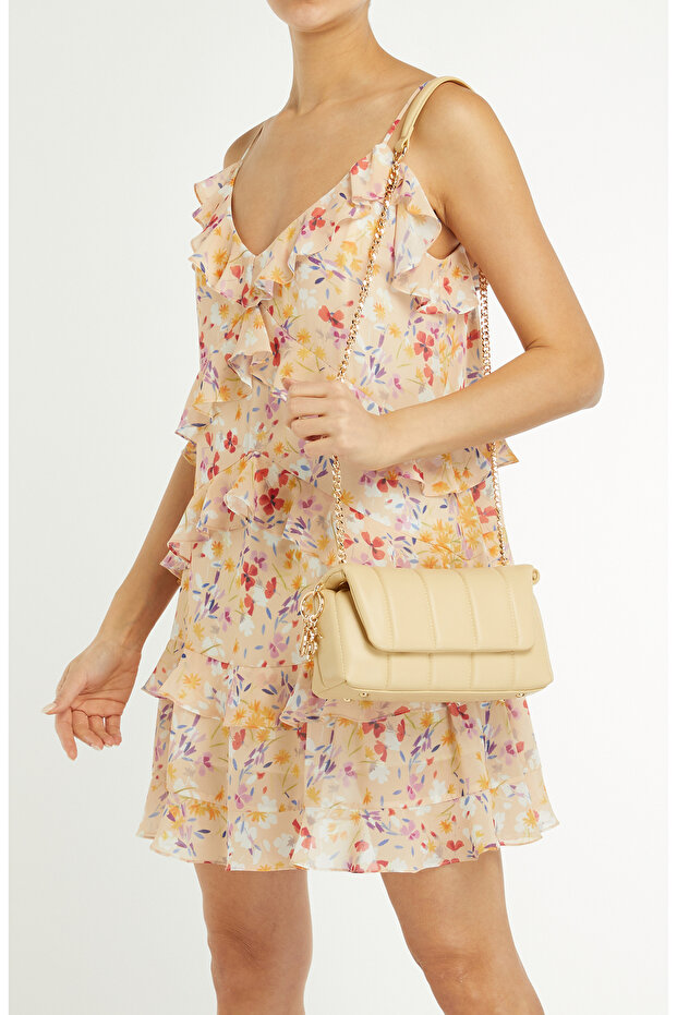 Vanilya Kapitoneli Kadın Postacı Çantası - 3