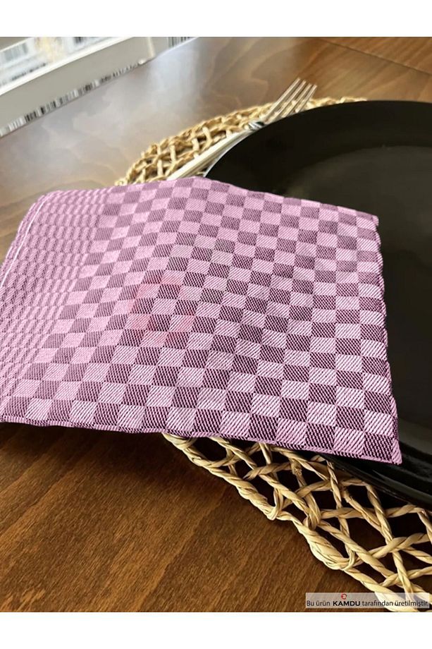 | 2 Adet | Damalı Peçete 40x60cm Mutfak Havlusu, Beslenme Örtüsü - 6