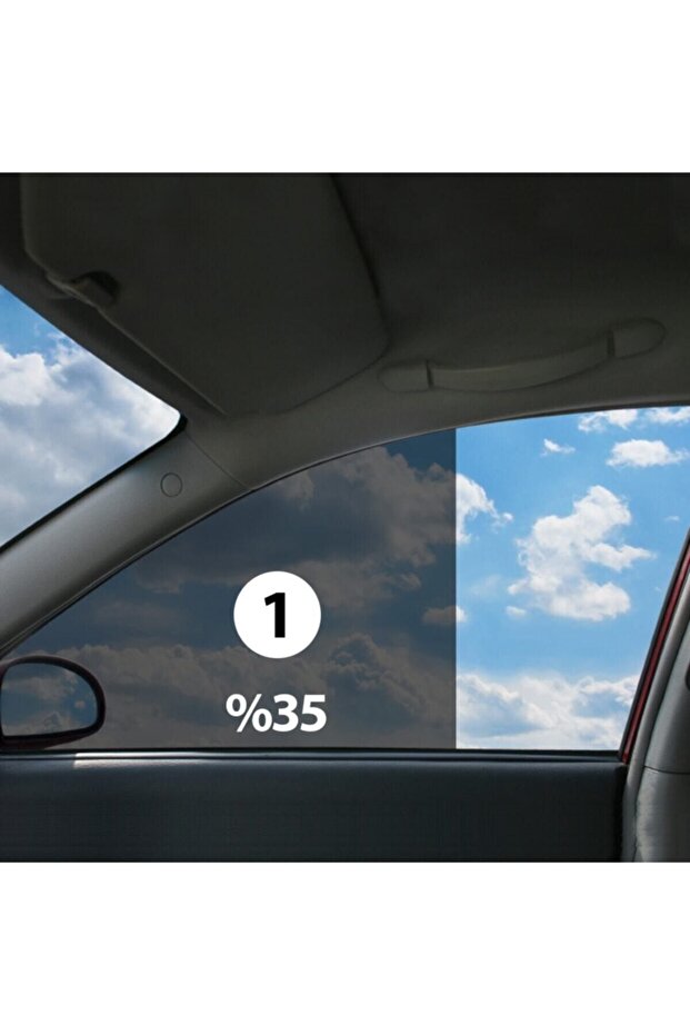 Auto Window Film Anti-Scratch 1st Quality 50 Cm X 6 Meters 35% Darkness Number 1 Light Tone