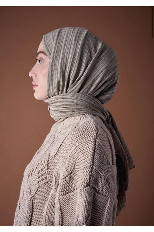 Aminenesil Misto Cotton Shawl Antique Beige
